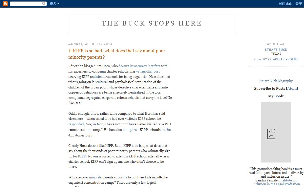 The Buck Stops Here