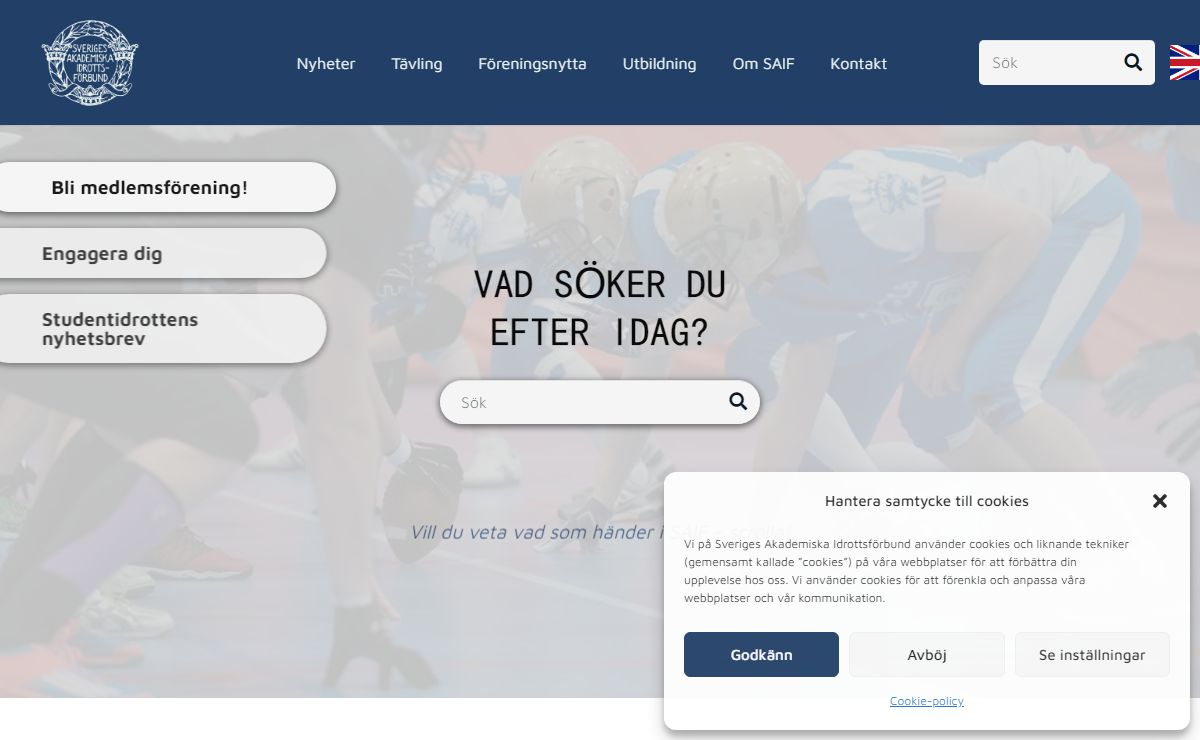 Sveriges Akademiska Idrottsförbund – Sveriges Akademiska Idrottsförbund