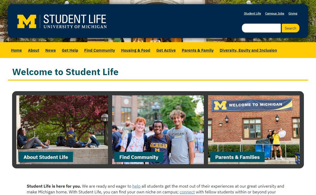 Welcome to Student Life | Student Life