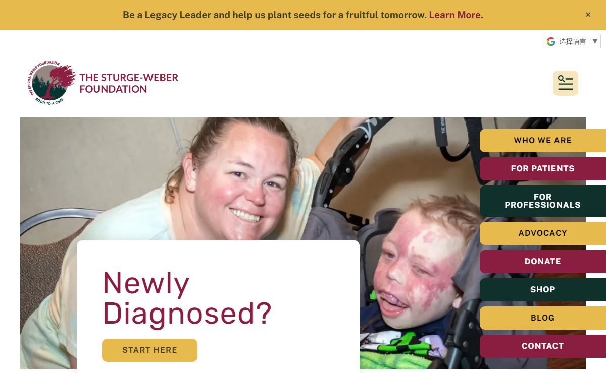 Learn more about the Sturge-Weber Foundation