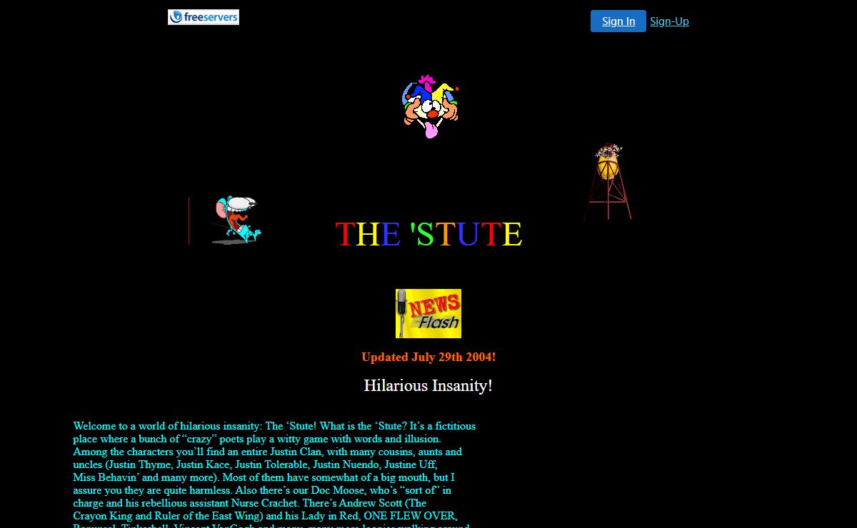 The 'Stute, Hilarious Insanity!