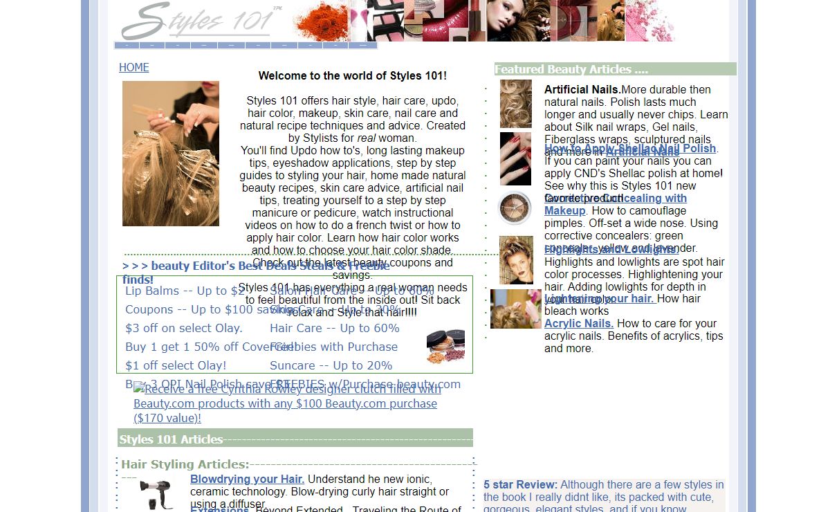 Styles 101: Hair, Nails, Makeup, Updos, Skin Care Hair color Advice