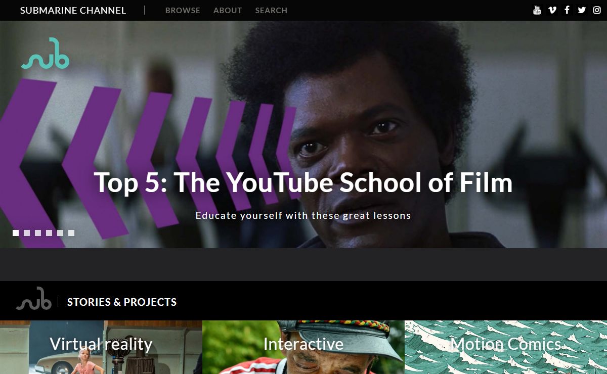 Submarine Channel | The Future of Storytelling