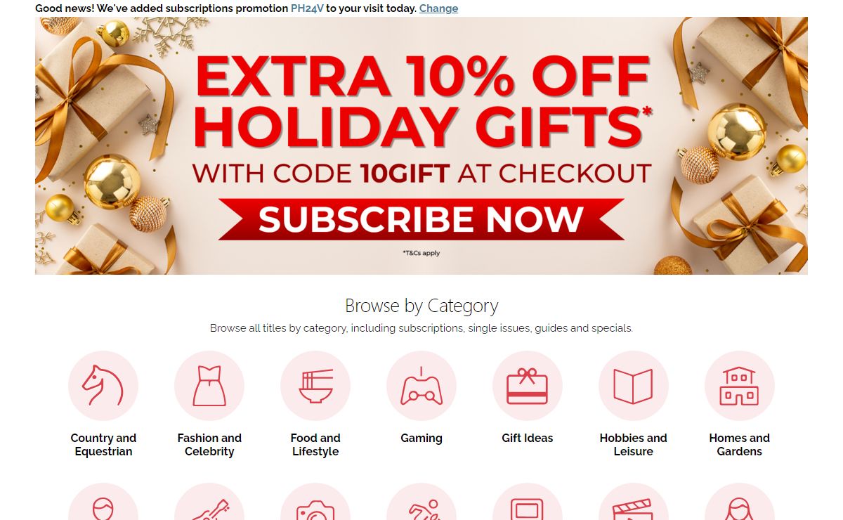 Magazine Subscriptions At Great Prices | Magazines Direct