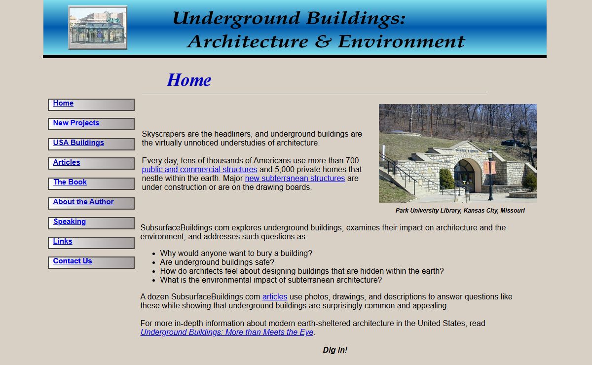 Underground Buildings