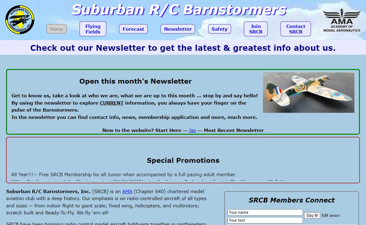 Suburban R/C Barnstormers
