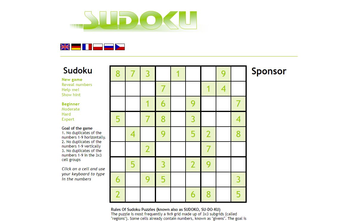 Sudoku Puzzles
