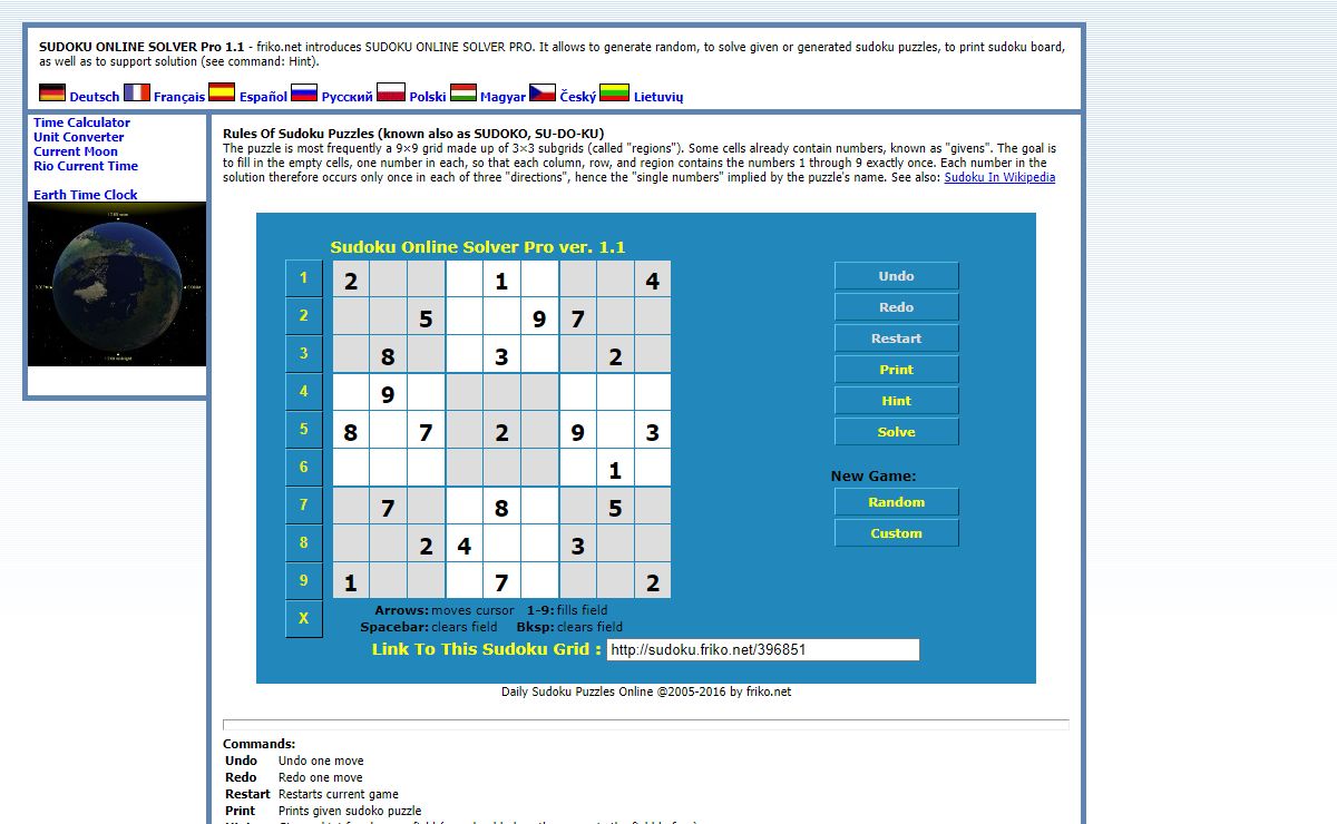 Daily SUDOKU Puzzles