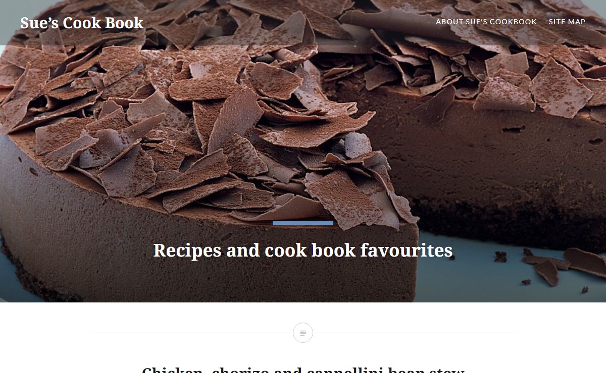 Sue’s Cook Book – Recipes and cook book favourites