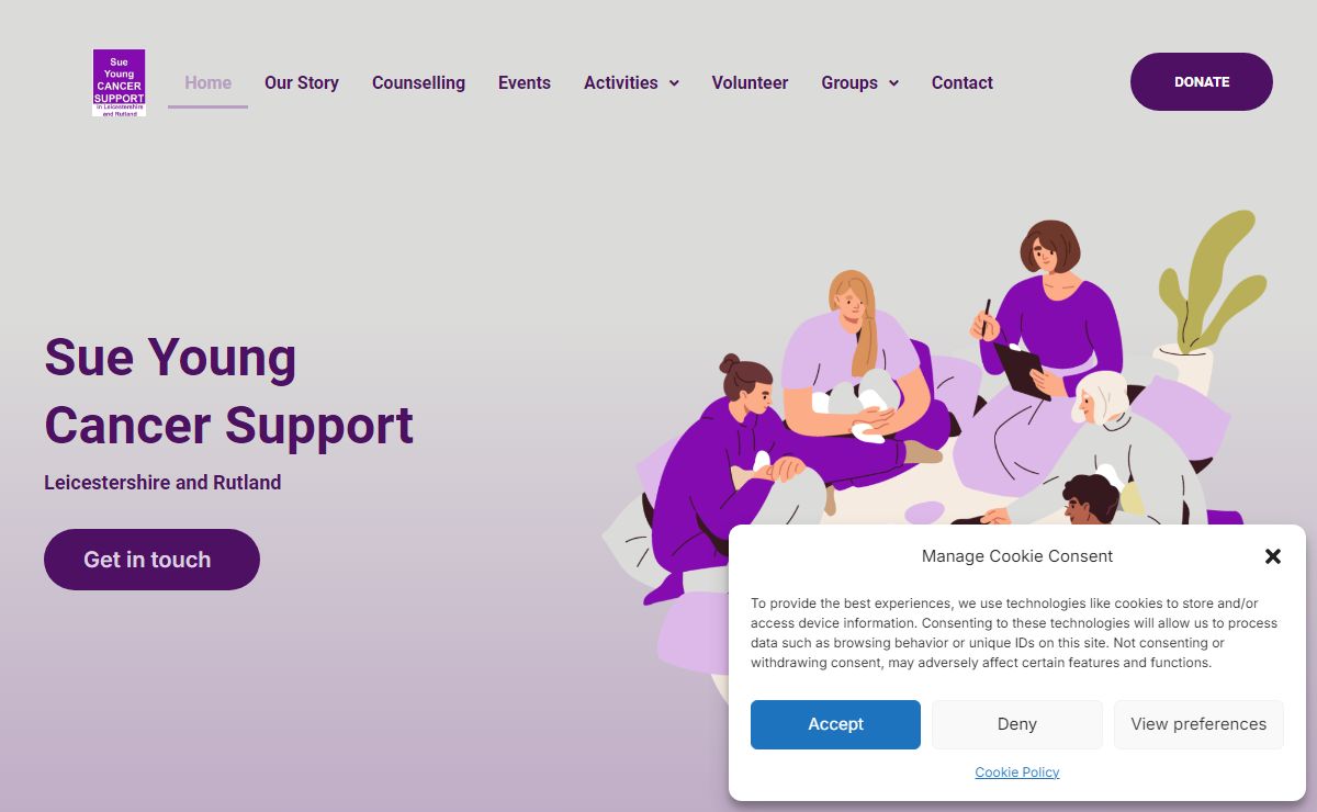 Sue Young Cancer Support – Cancer Support