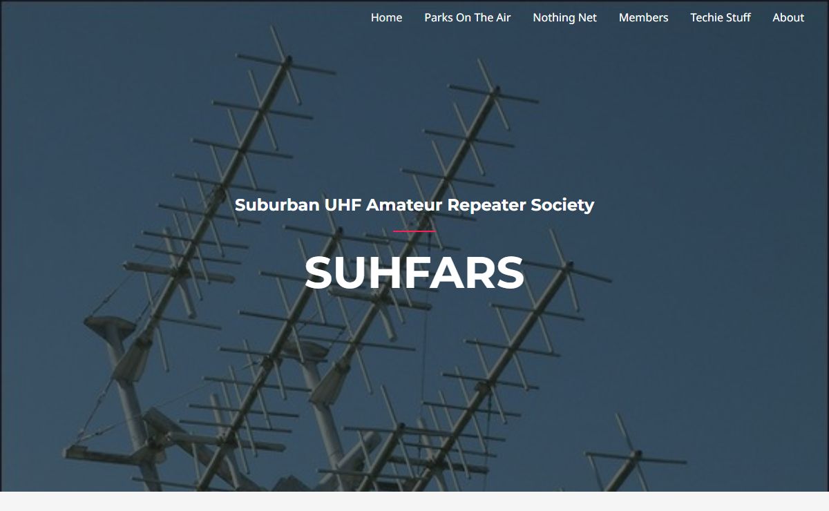SUHFARS – Suburban UHF Amateur Radio Society
