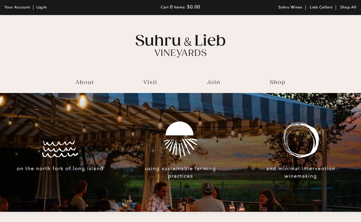 Suhru & Lieb Vineyards | North Fork, NY Wines | Tasting Room