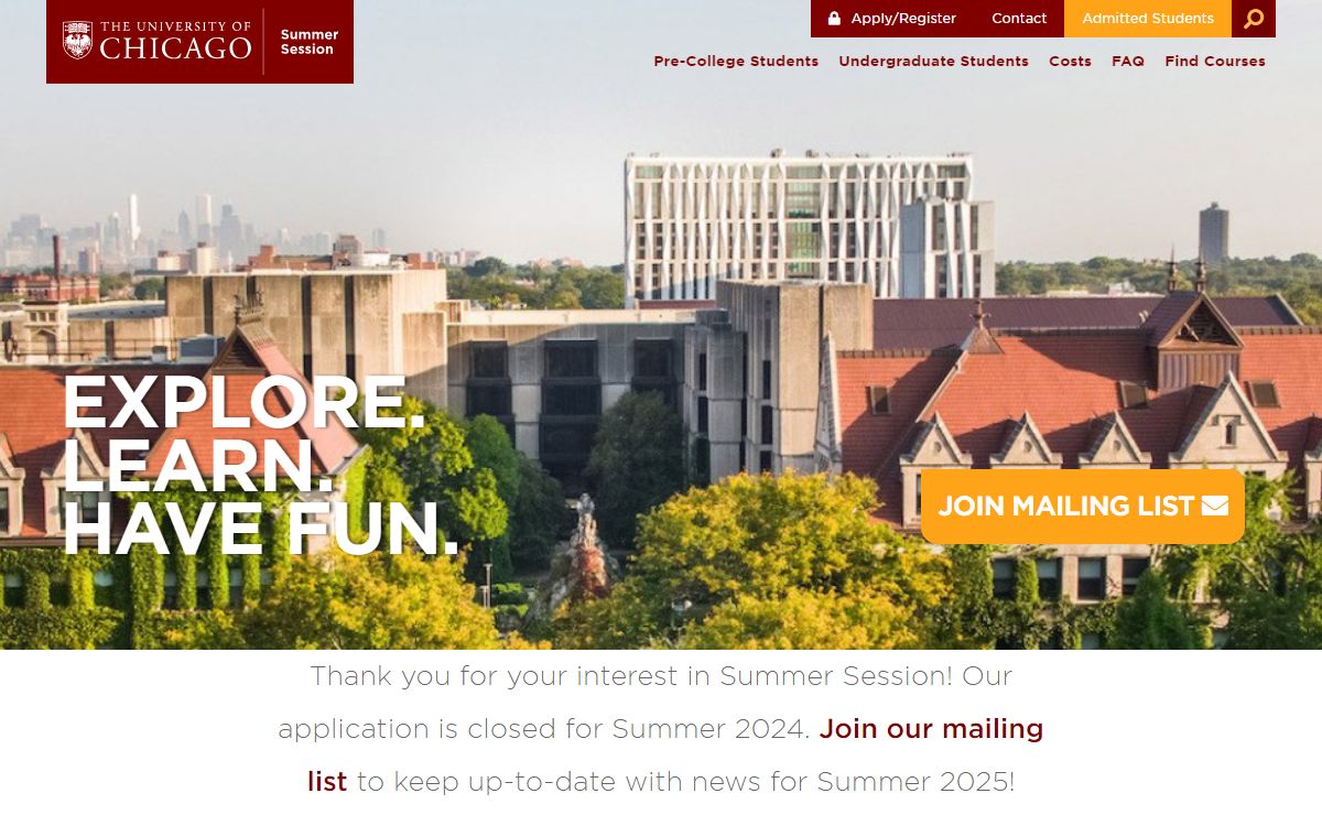 UChicago Summer Session