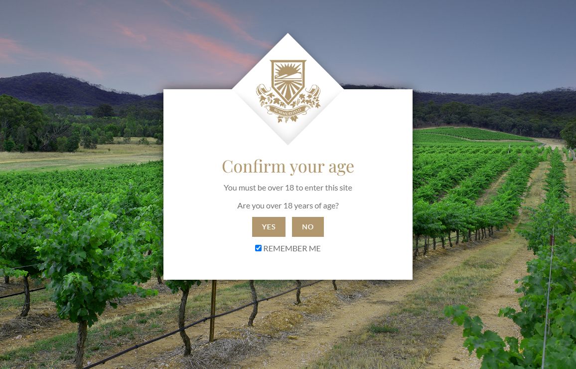 Age Verification - Summerfield Wines