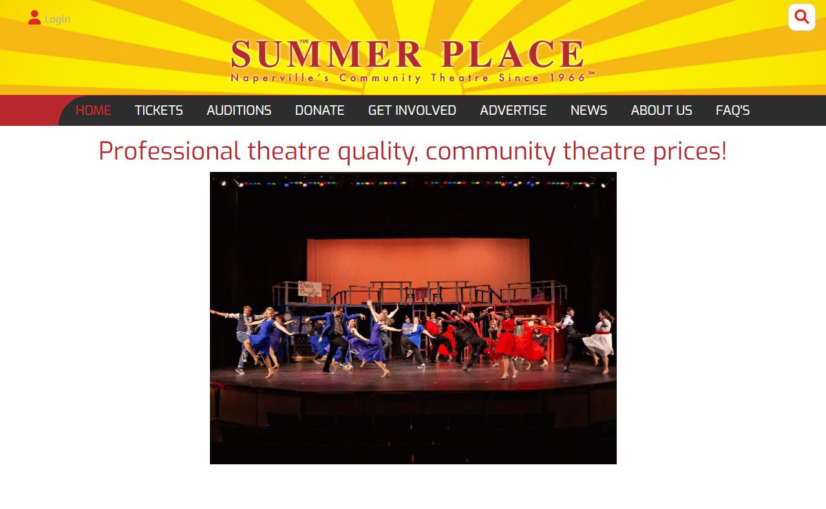 Summer Place Theatre, Naperville Theater Musicals and Plays