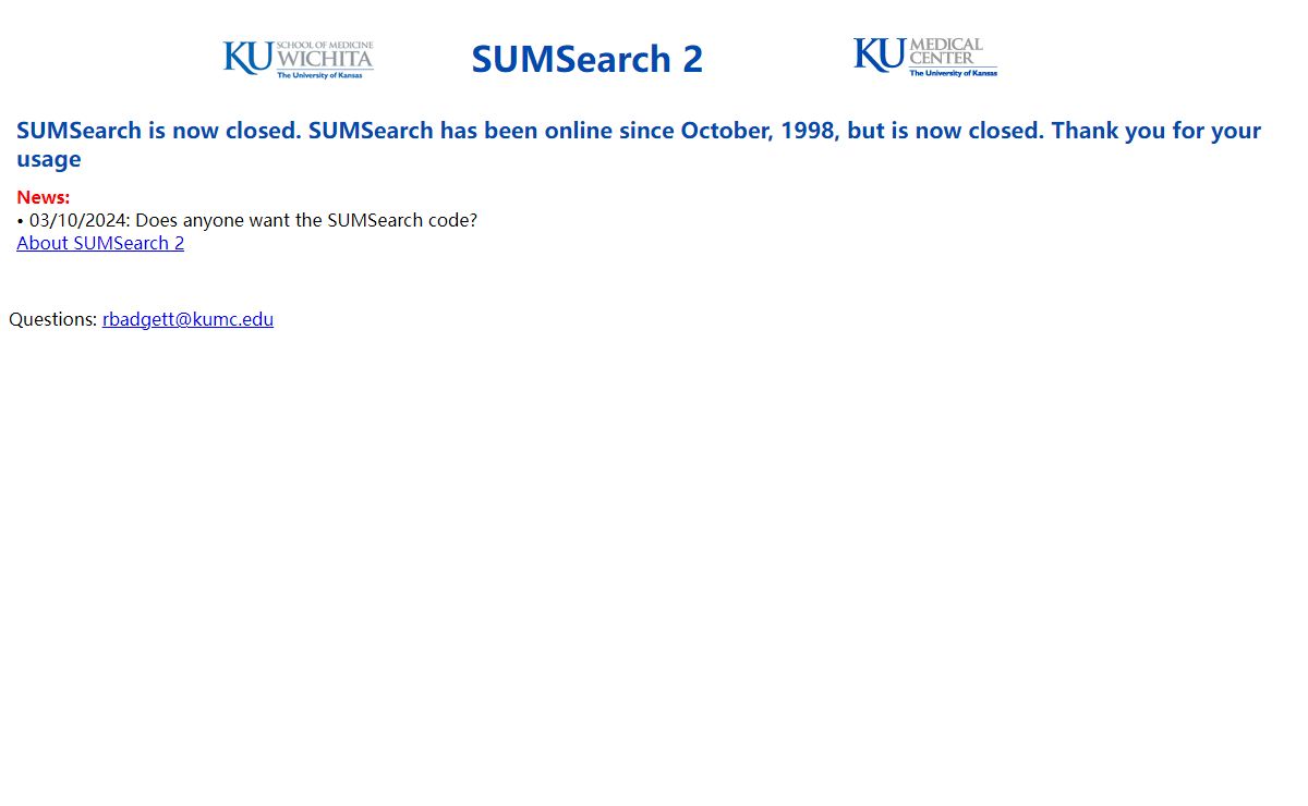 SUMSearch 2