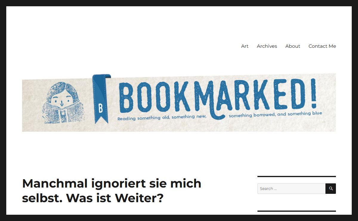 Bookmarked! – Reading something old, something new, something borrowed, and something blue