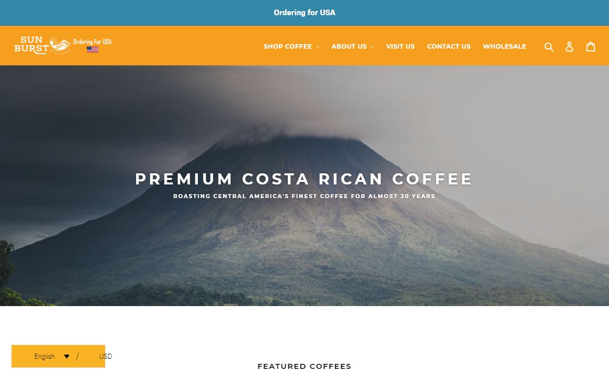 Sun Burst Coffee USA – Sun Burst Coffee North America