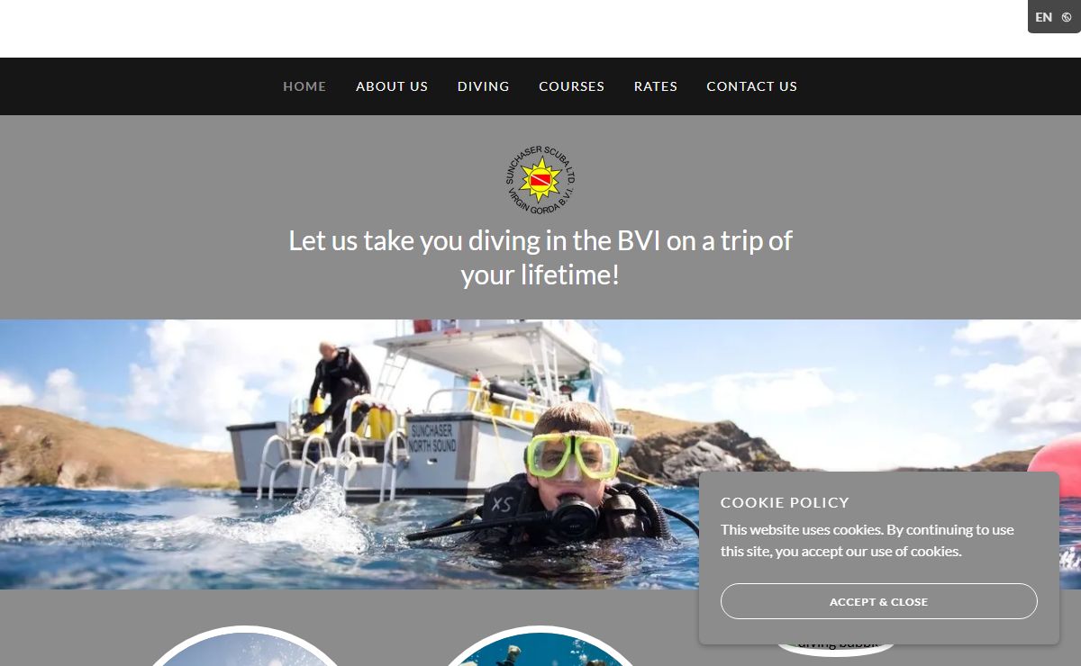 Diving in the BVI - Sunchaser Scuba