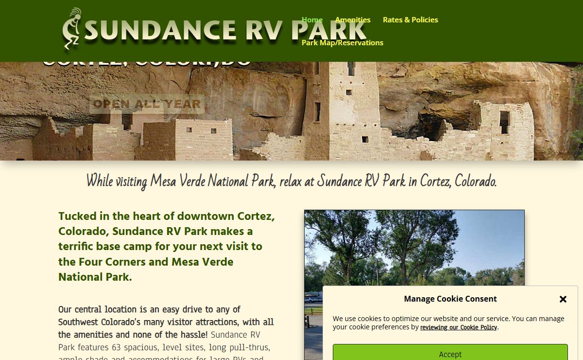 Visiting Mesa Verde? Camp at Sundance RV Park in Cortez, Colorado