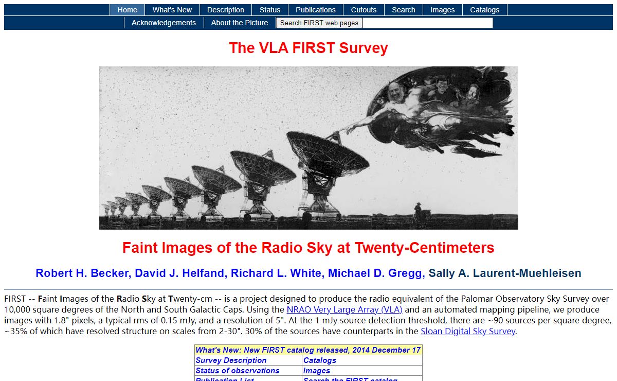The VLA FIRST Survey