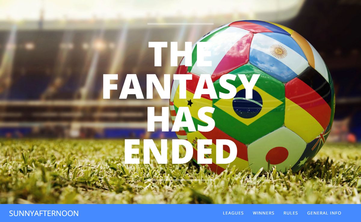 Free Fantasy Football Leagues from Sunnyafternoon