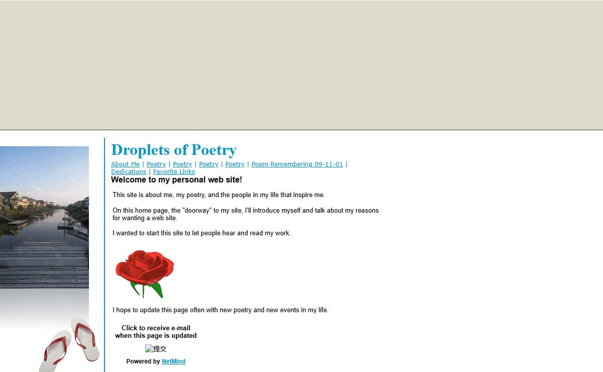 Droplets of Poetry