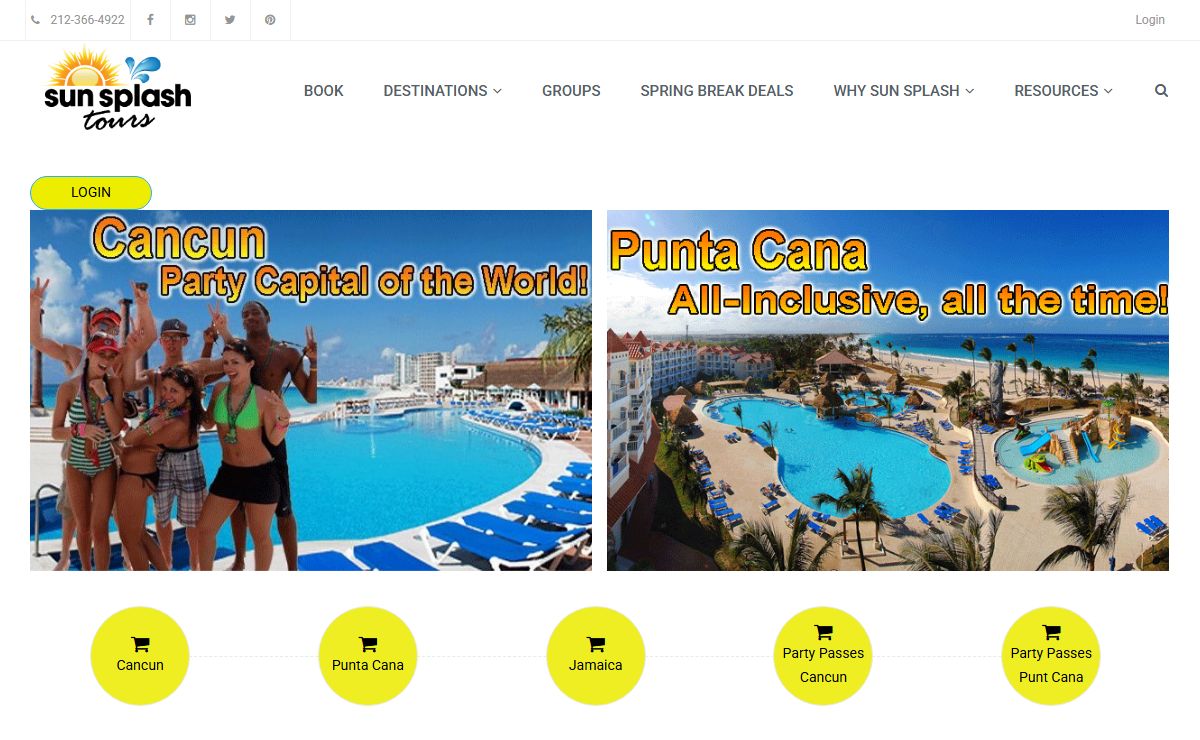 Sun Splash Tours - When is my Spring break? We Gotcha!