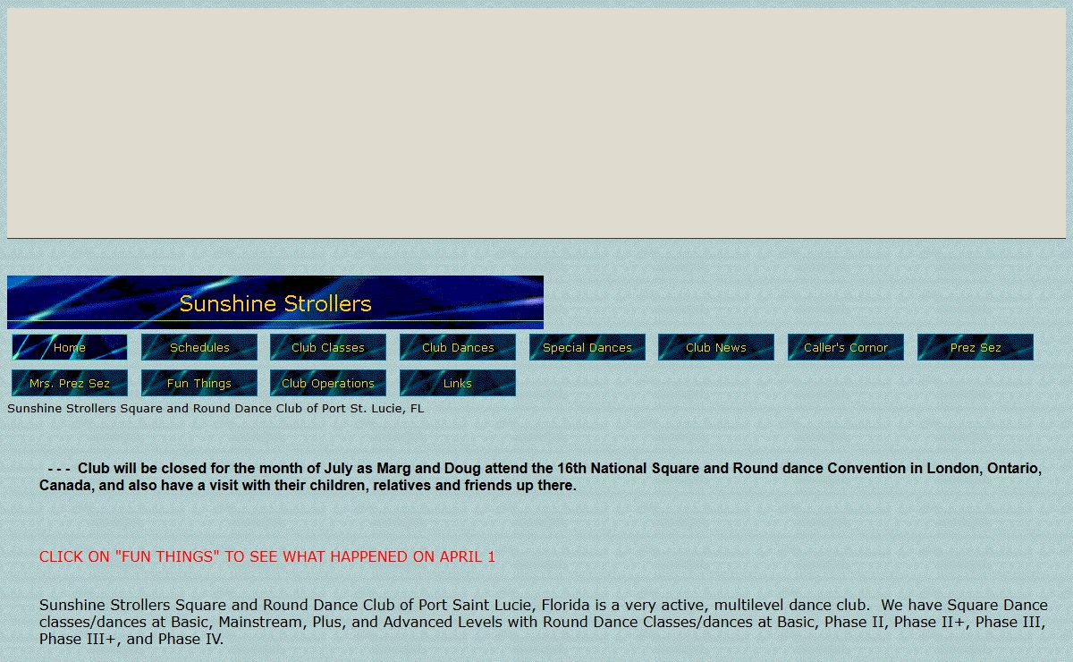 Sunshine Strollers Square and Round Dance Club Home Page