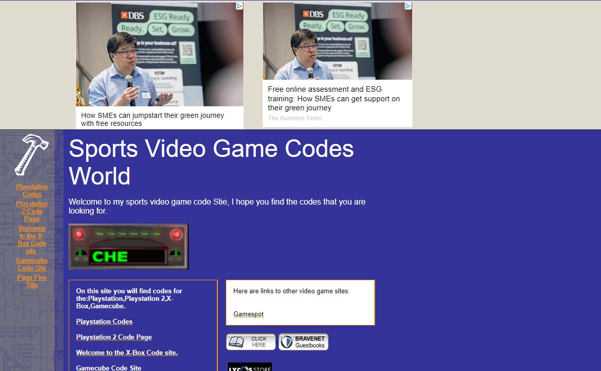 Sports Video Game Codes World