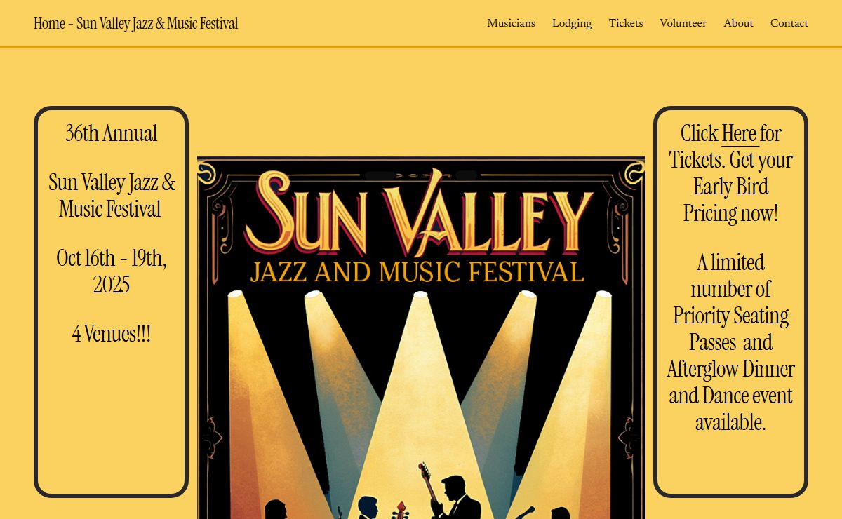 Home - Sun Valley Jazz & Music Festival | Discover Music's Magic