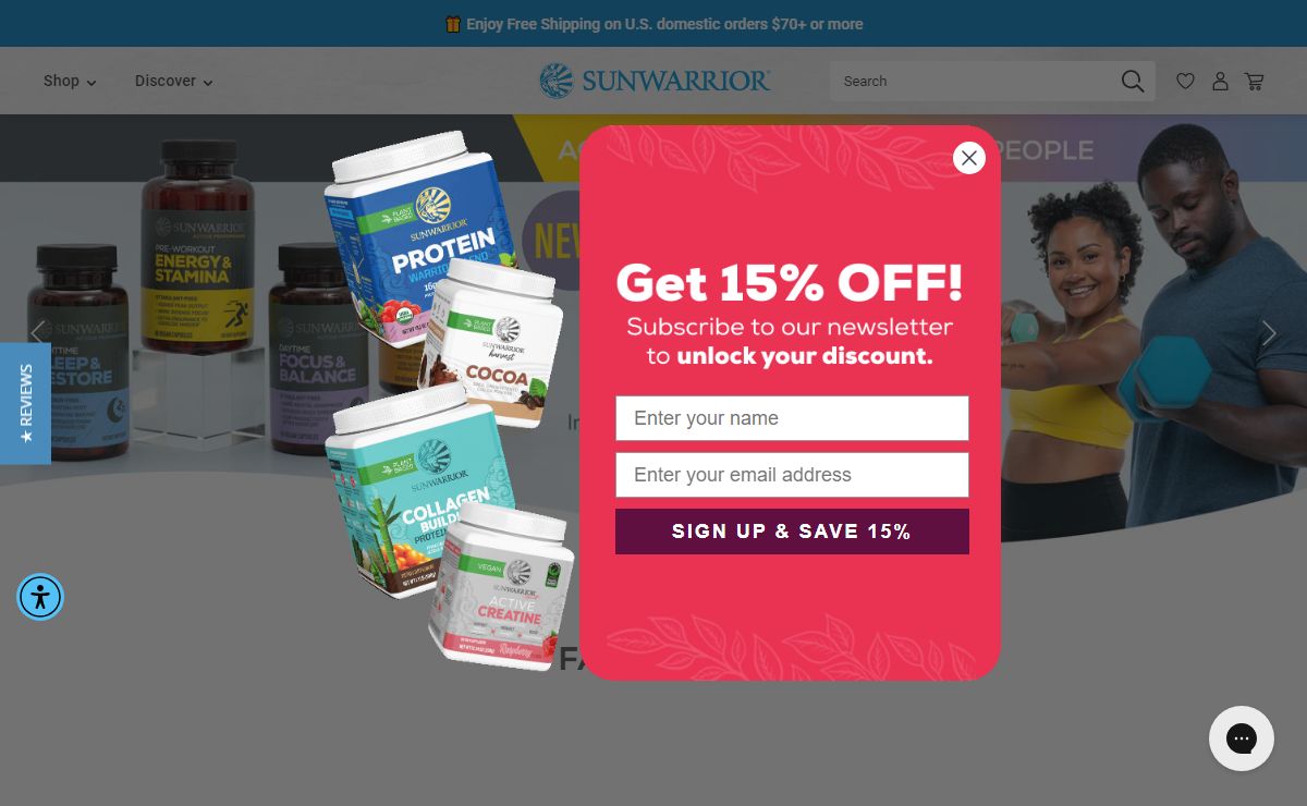 Sunwarrior | 100% Plant-Based Proteins and Supplements