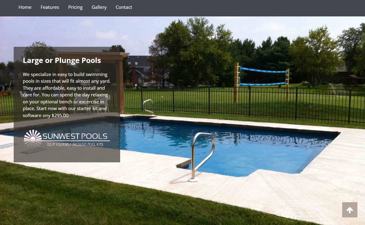 inground pool kits - free shipping - plunge pool kits