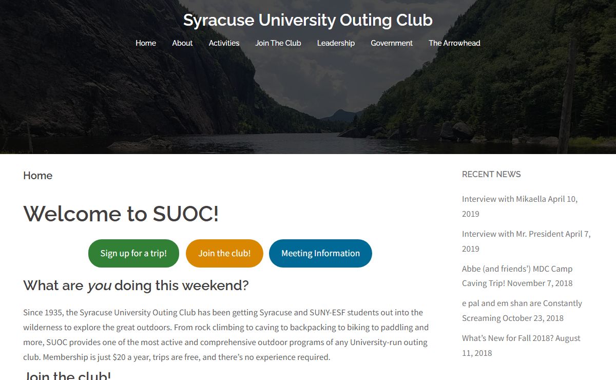 Syracuse University Outing Club