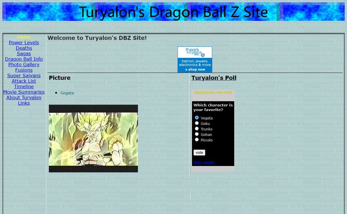 Turyalon's Dragon Ball Z Site