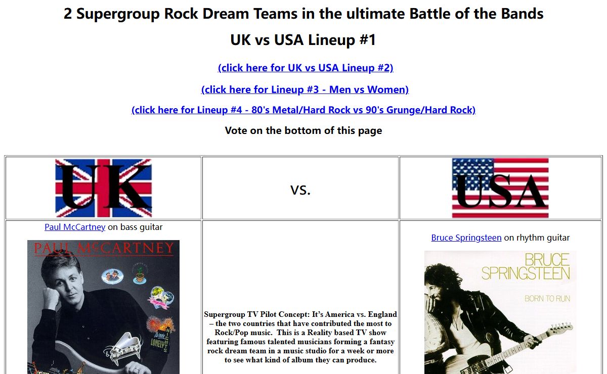 2 Supergroup Rock Dream Teams in the ultimate Battle of the Bands