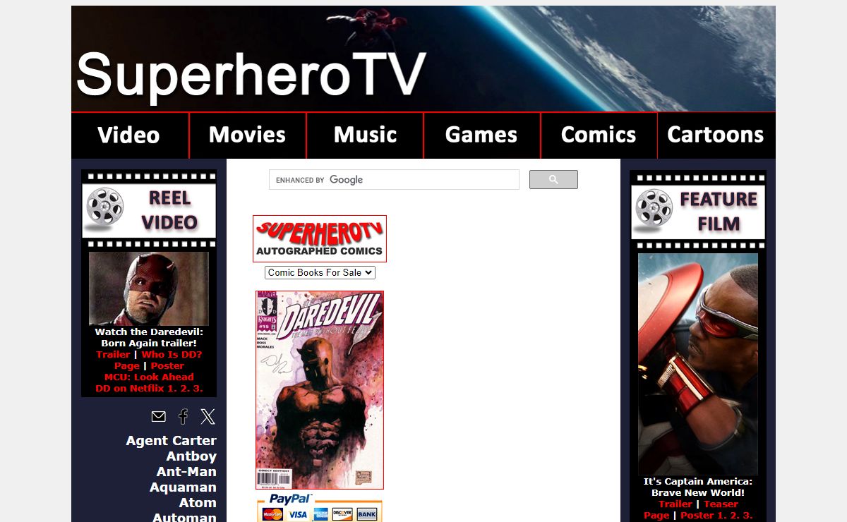 SUPERHERO TV - CGC Comics, Comic Books, Instant Video, Videos, Video Games