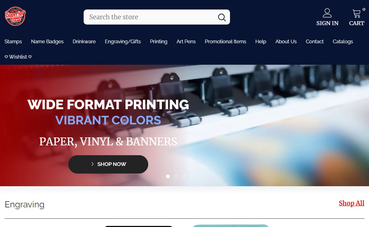 Custom Rubber Stamps & Ink Products | Superior Rubber Stamp & Seal