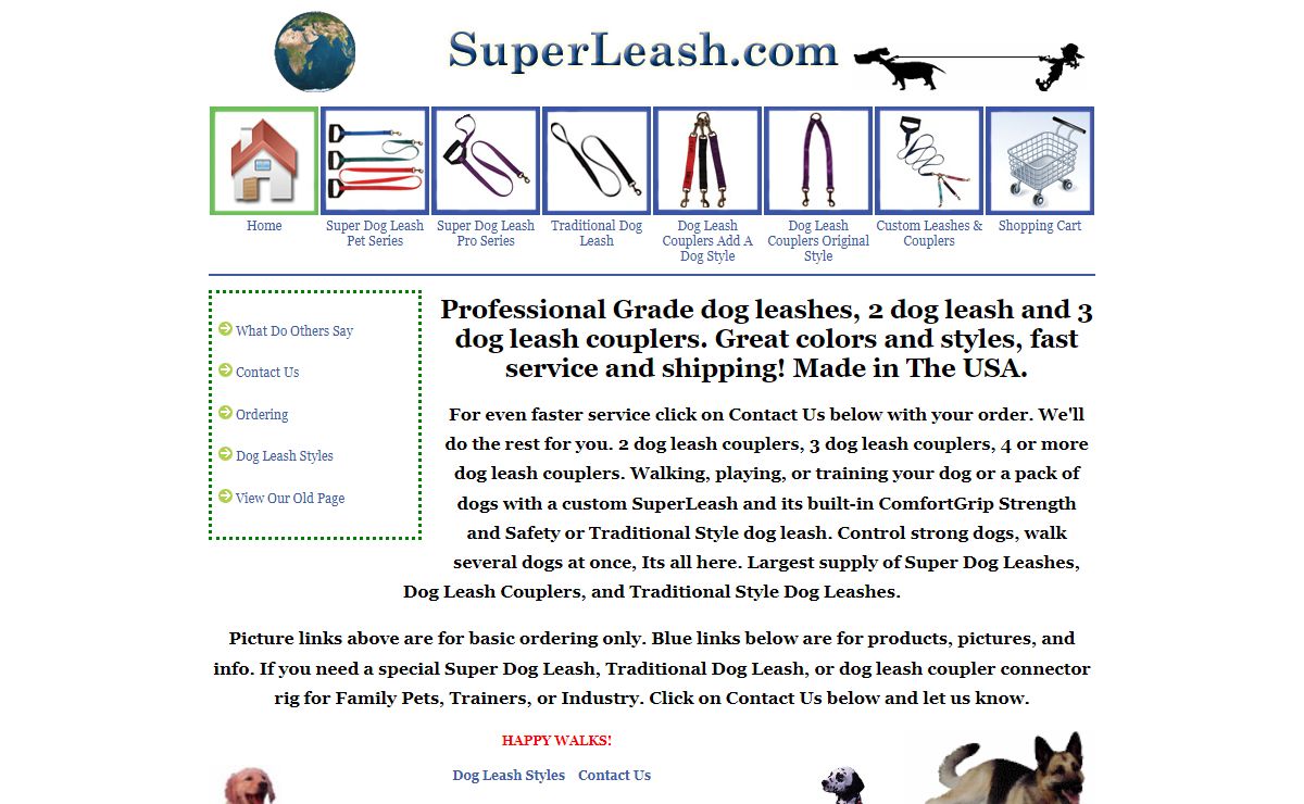 Dog leashes dog leash connectors dog leash couplers, Super Leash Web Site And Online Store, information.