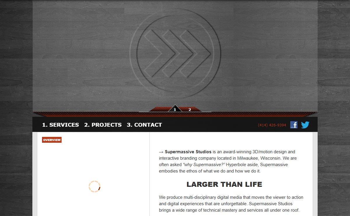 Motion Graphics + 3D Animation // Supermassive Studios, Milwaukee WI