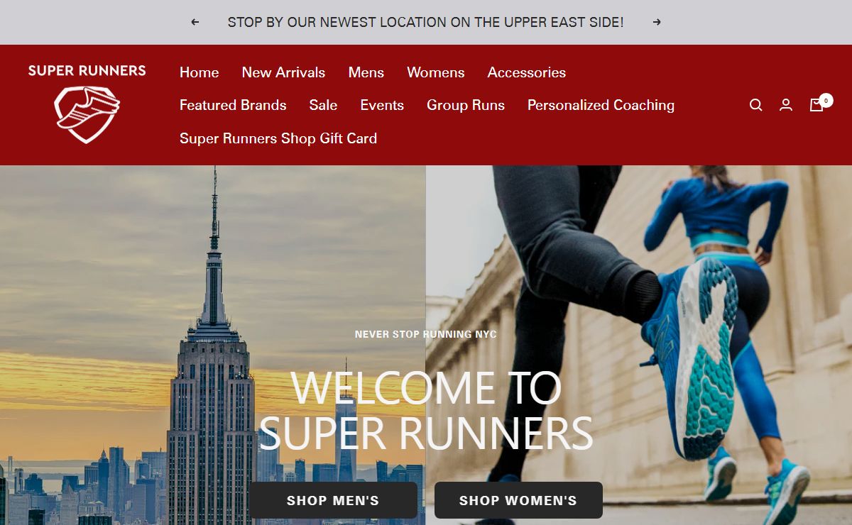 Super Runners Shop in NYC - Running Shoes, Apparel and Accessories