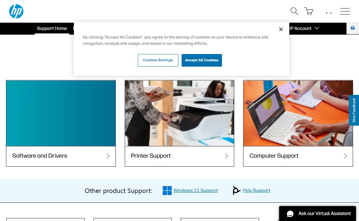 Official HP® Support