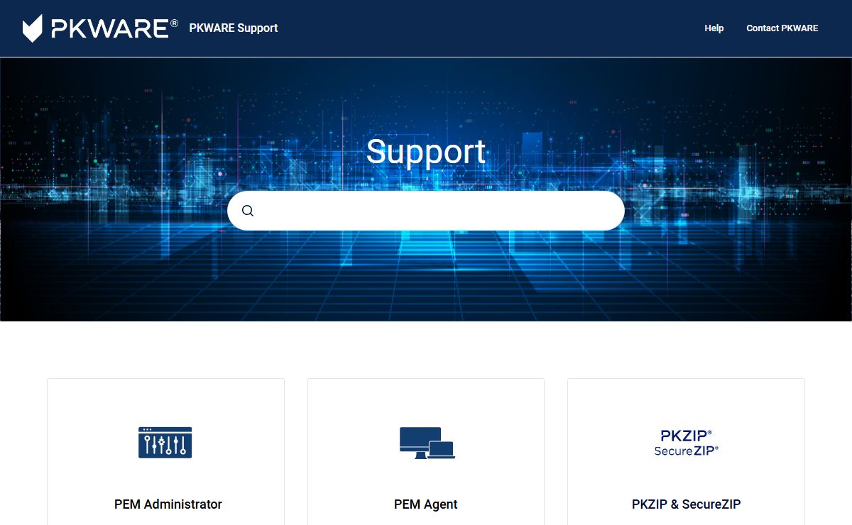 PKWARE Support