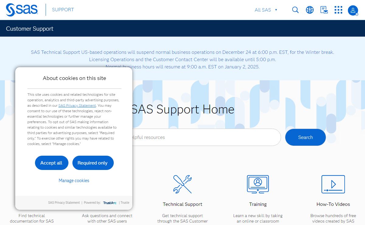 SAS Customer Support Site | SAS Support