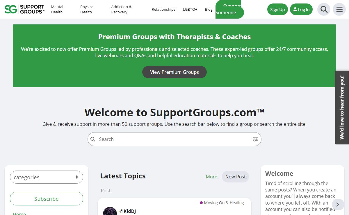 SupportGroups™ - We're Better Together™