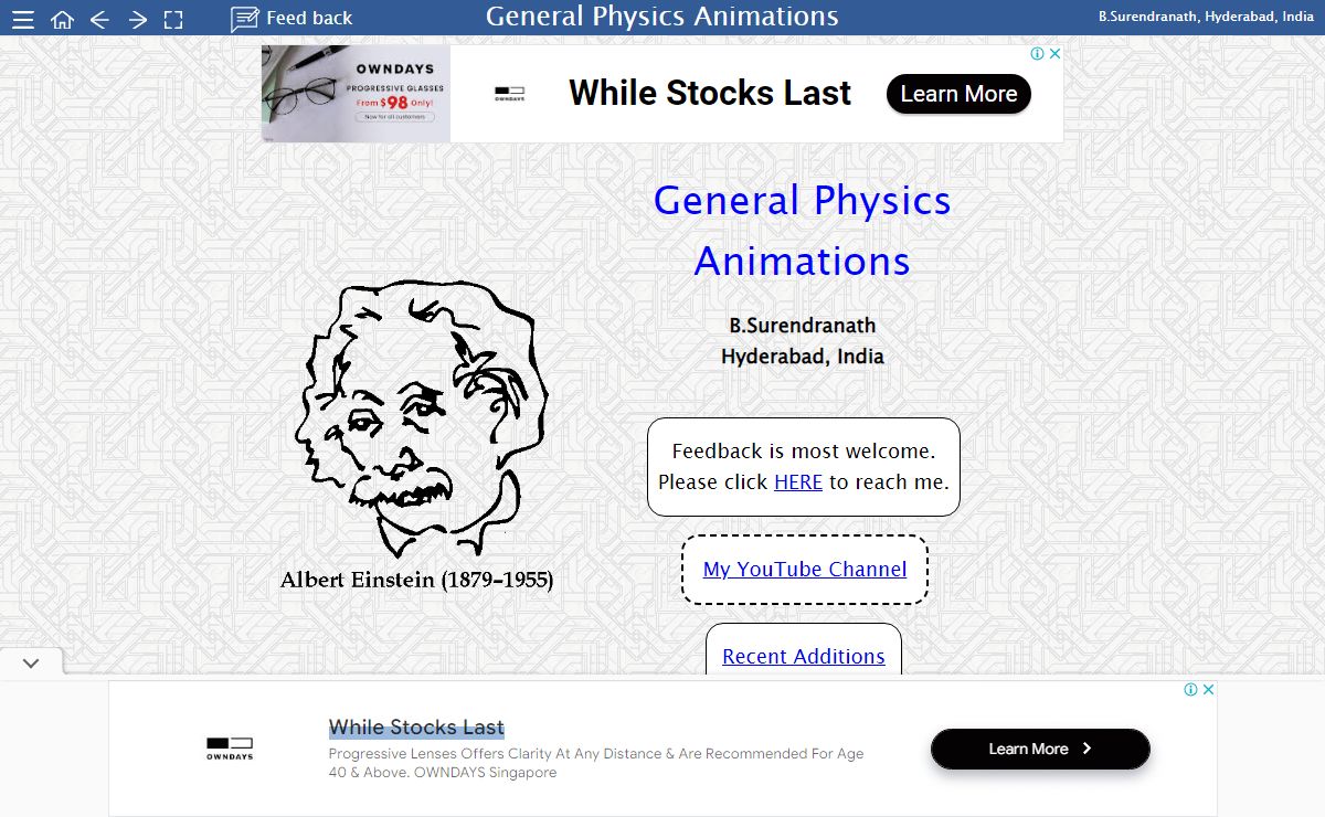General Physics Animatons