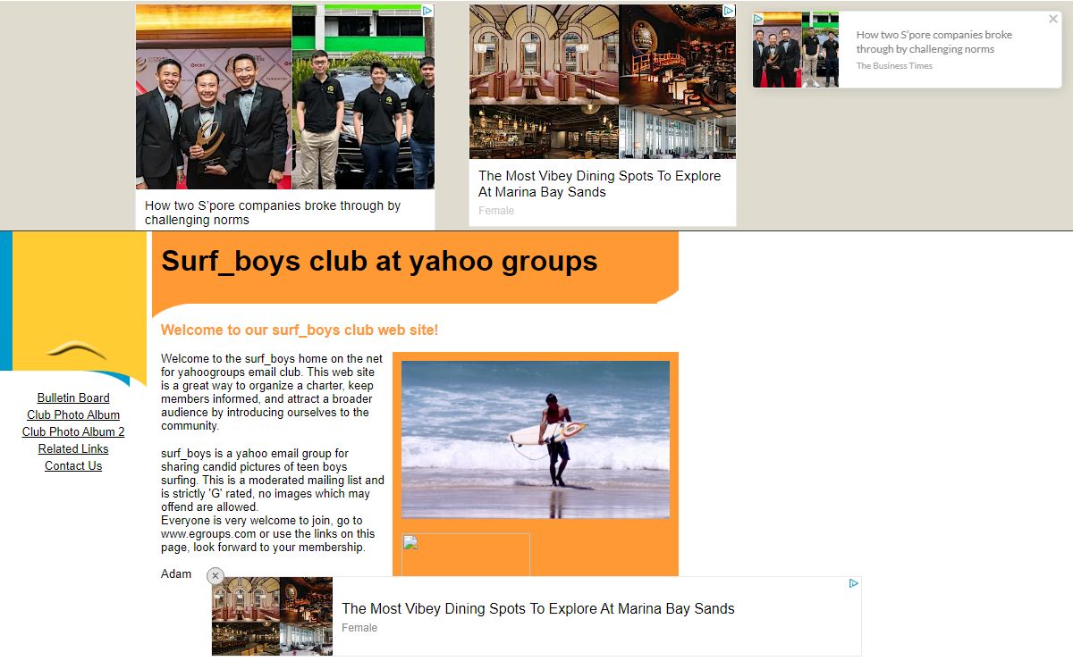 Surf_boys club at yahoo groups