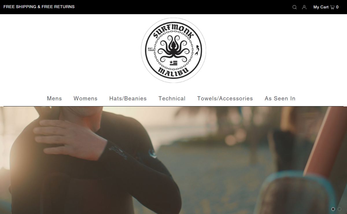 Surfmonk Malibu - Organic, functional, lifestyle beach clothing.
