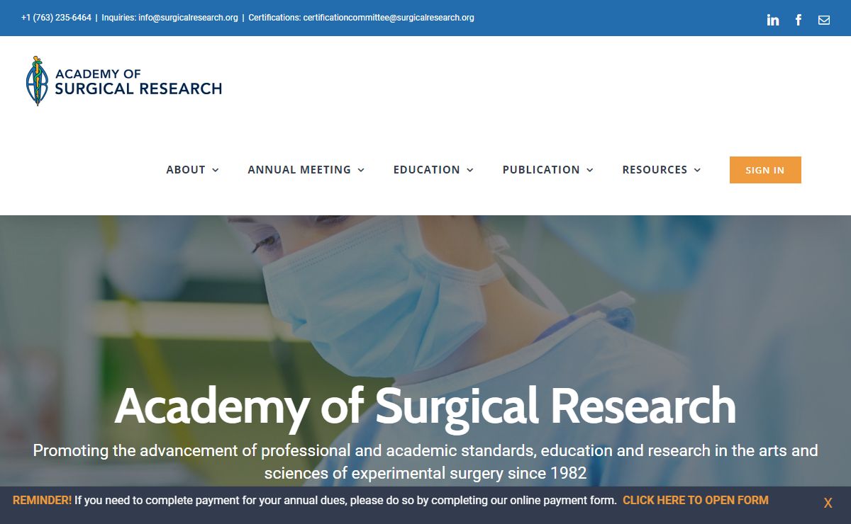 Home - Academy of Surgical Research