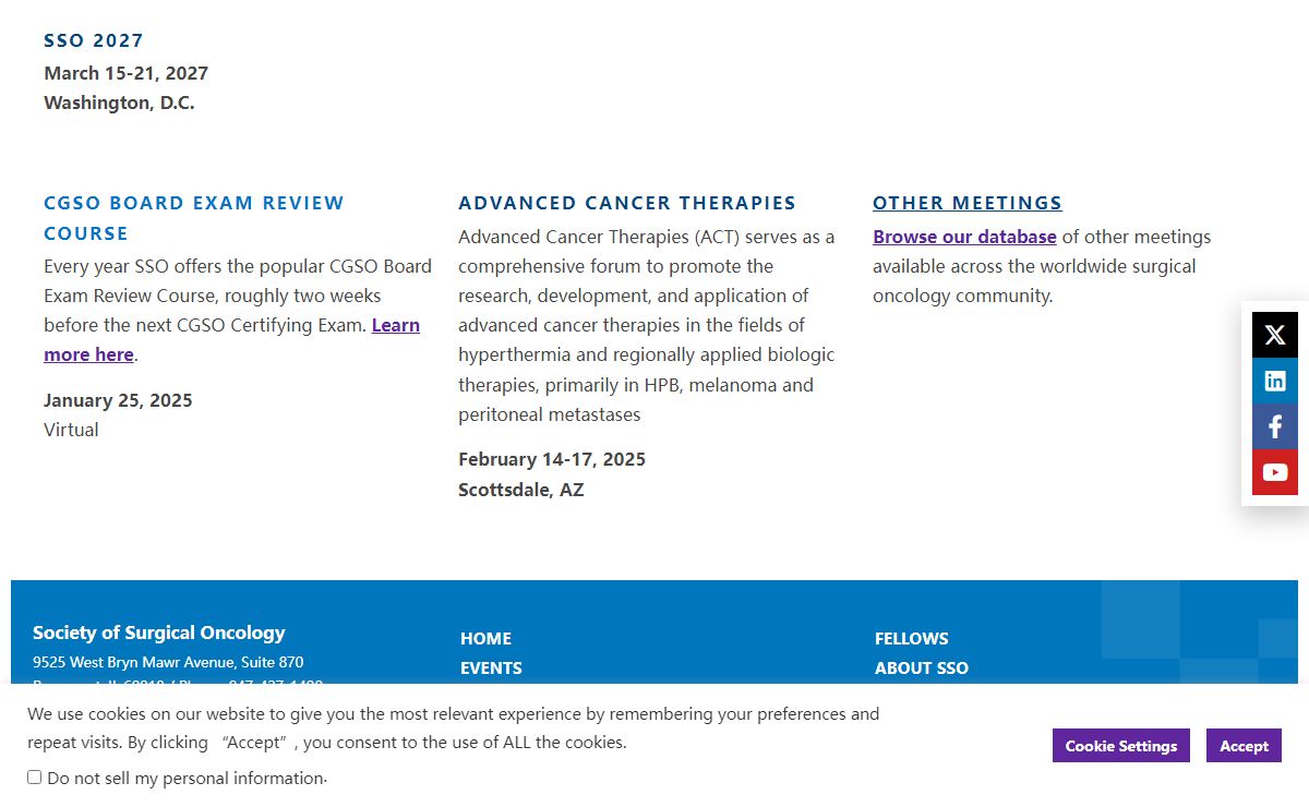 Society of Surgical Oncology